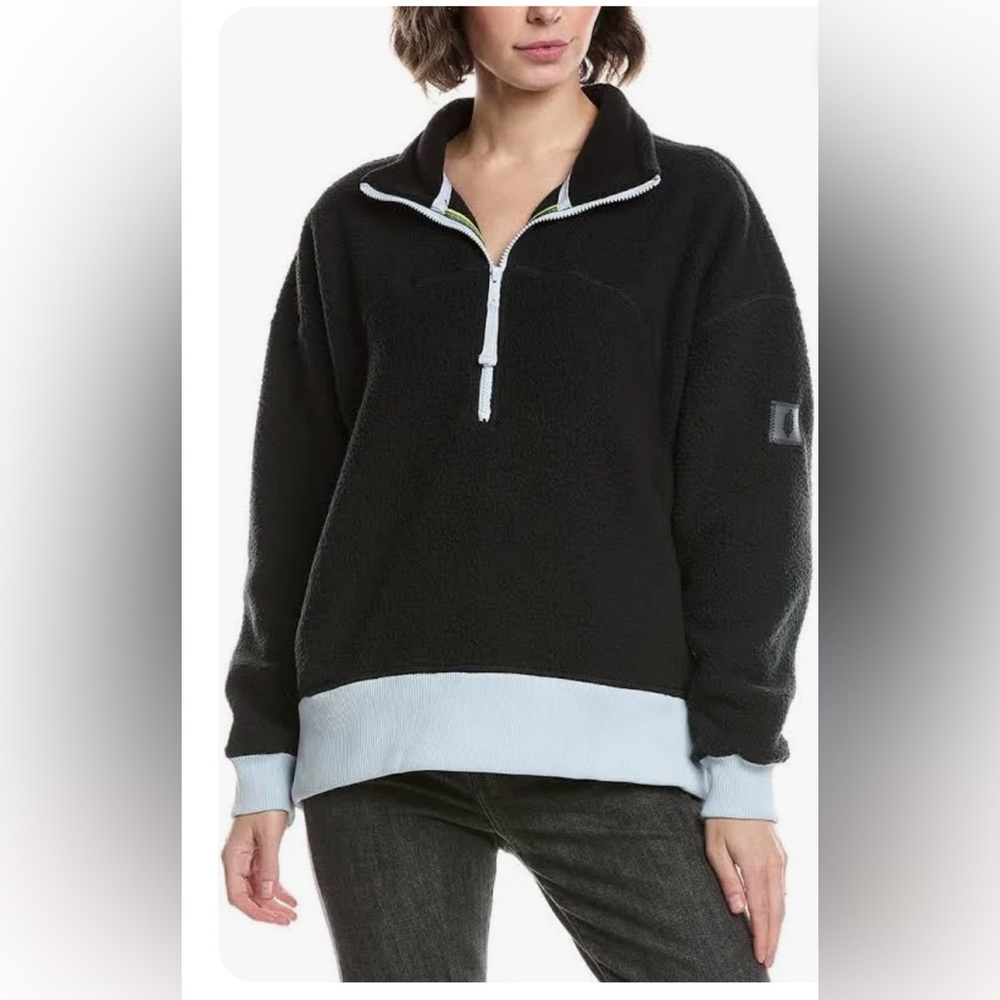 NWT free people hit the slopes fleece pull over